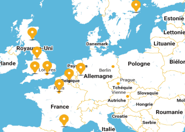 8 destinations Ryanair