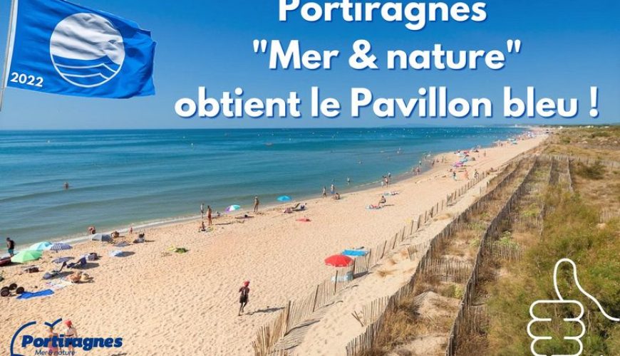 Portiragnes-Plage obtient le label Pavillon bleu